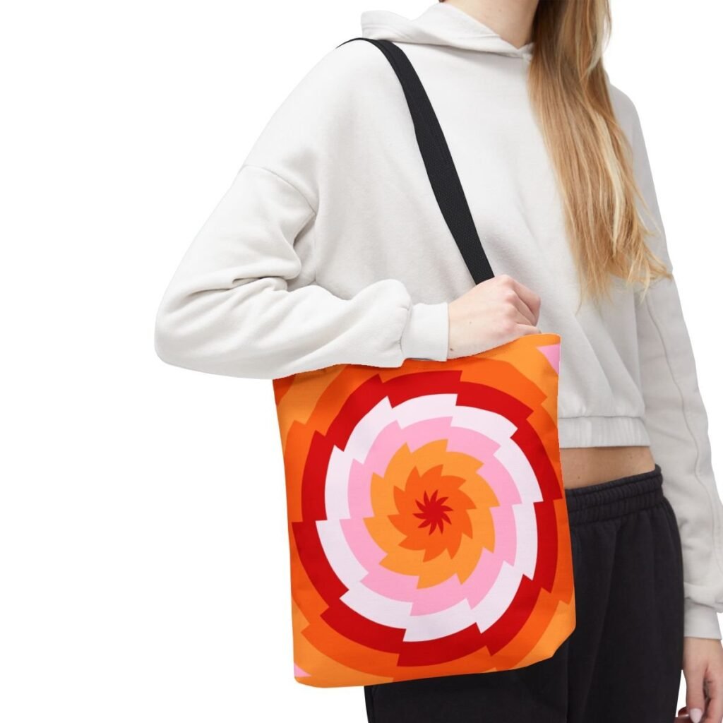Cherry Bloom Vortex Tote Bag