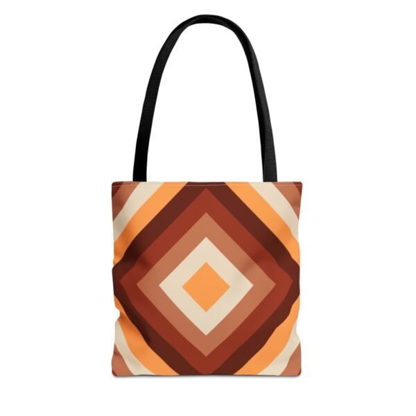 Chestnut Brown Diamond Tote Bag