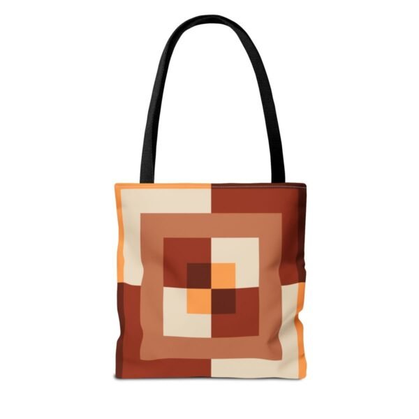 Chestnut Brown Labyrinth Tote Bag - Image 2