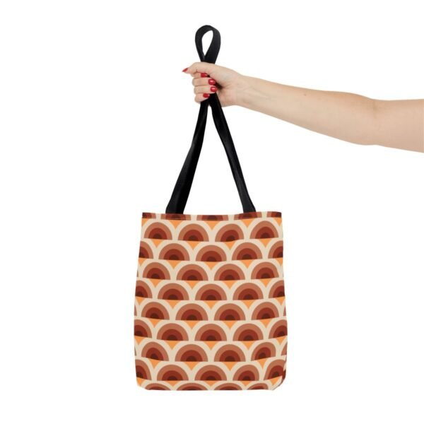 Chestnut Brown Peacock Tote Bag - Image 4