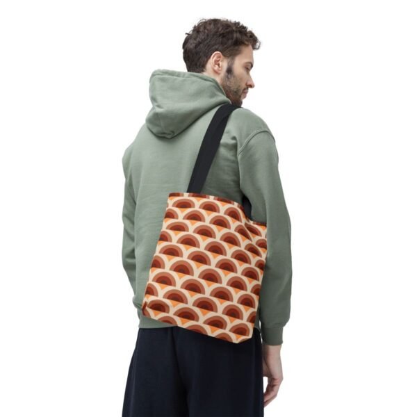 Chestnut Brown Peacock Tote Bag - Image 6
