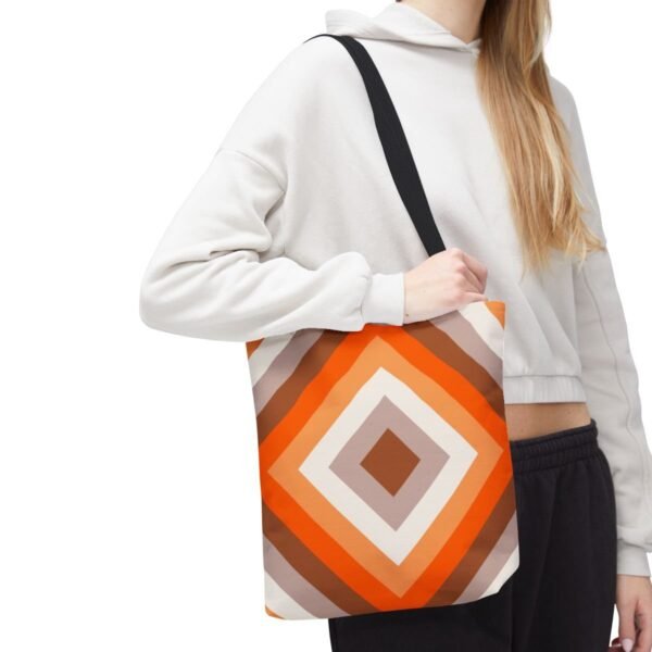 Cinnamon Dusk Diamond Tote Bag - Image 7