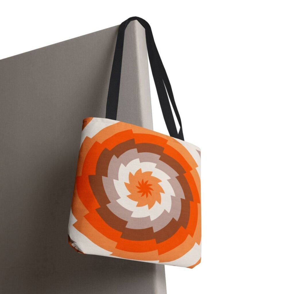 Cinnamon Dusk Vortex Tote Bag