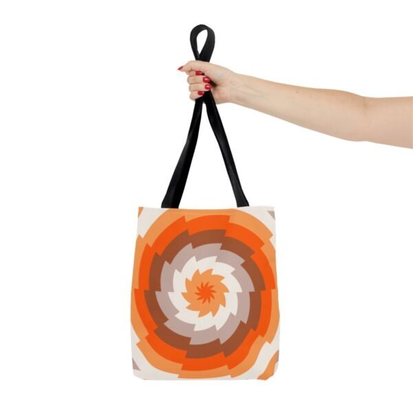 Cinnamon Dusk Vortex Tote Bag - Image 4