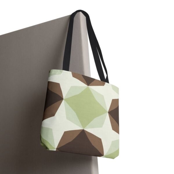 Clay Path Diamond Motif Tote Bag - Image 8