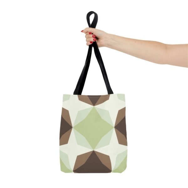 Clay Path Diamond Motif Tote Bag - Image 4