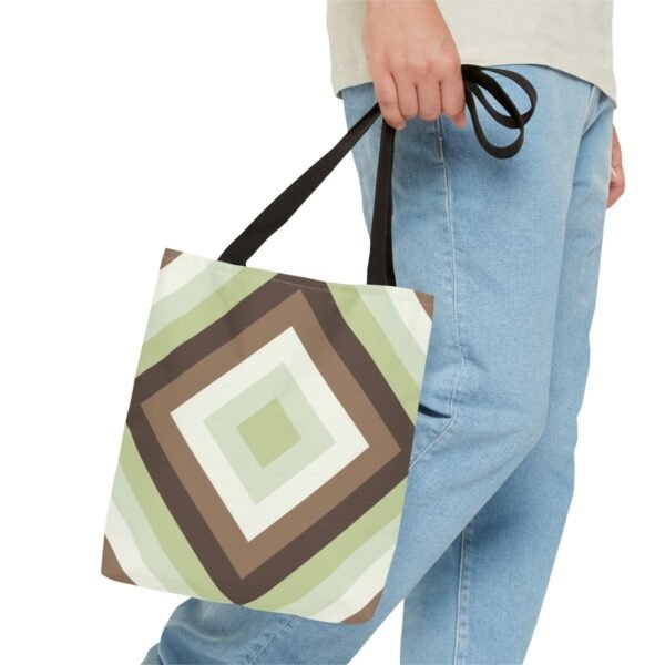 Clay Path Diamond Tote Bag - Image 3