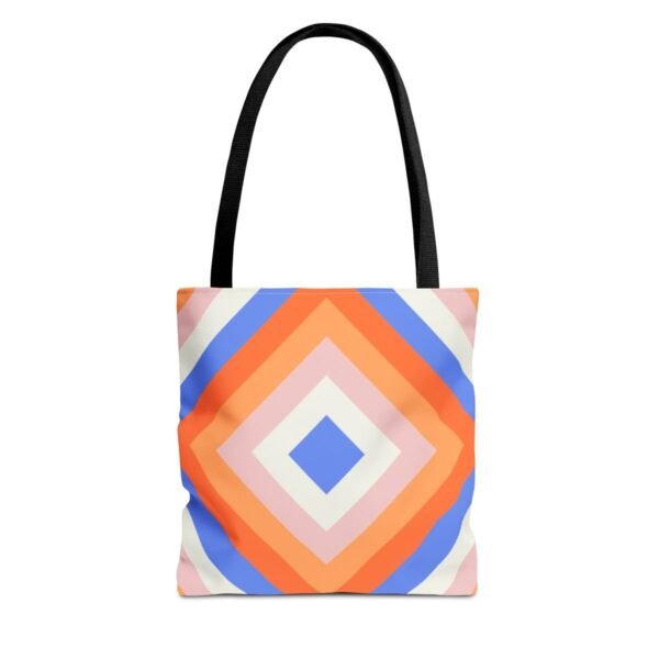 Coral Cloud Diamond Tote Bag