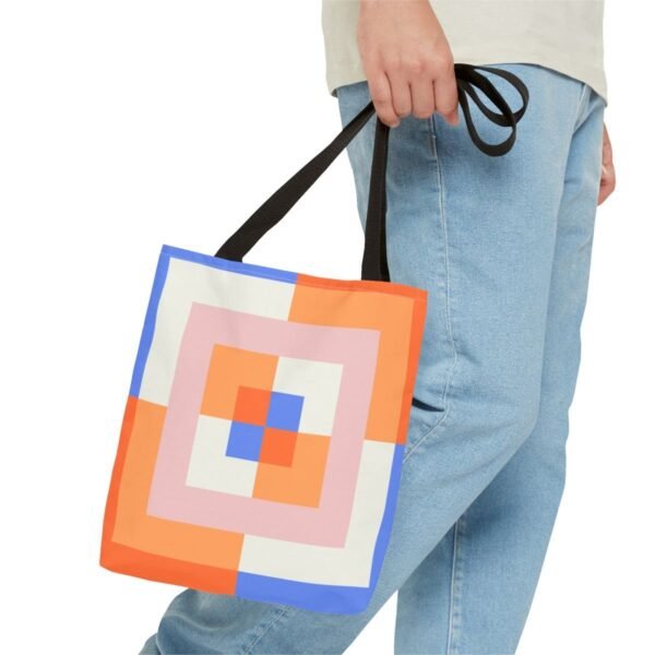 Coral Cloud Labyrinth Tote Bag - Image 3