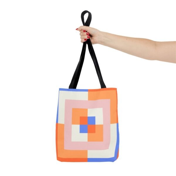 Coral Cloud Labyrinth Tote Bag - Image 4