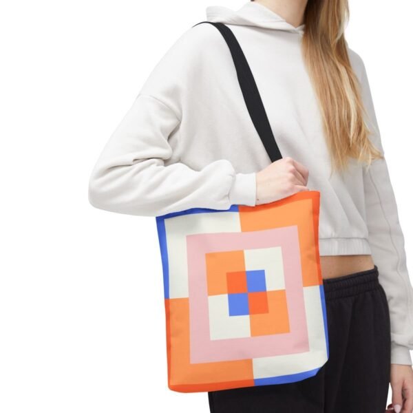 Coral Cloud Labyrinth Tote Bag - Image 7
