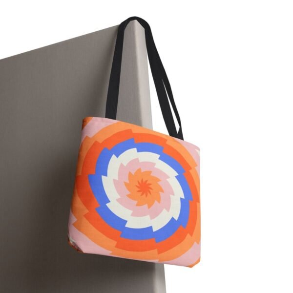Coral Cloud Vortex Tote Bag - Image 8