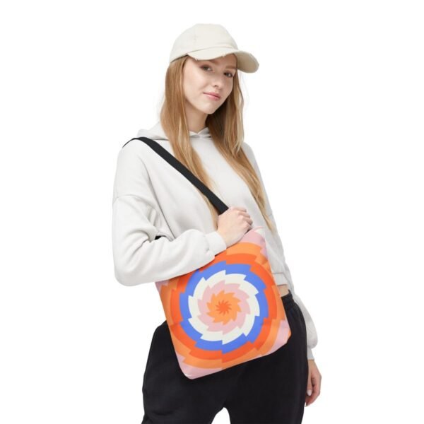 Coral Cloud Vortex Tote Bag - Image 5