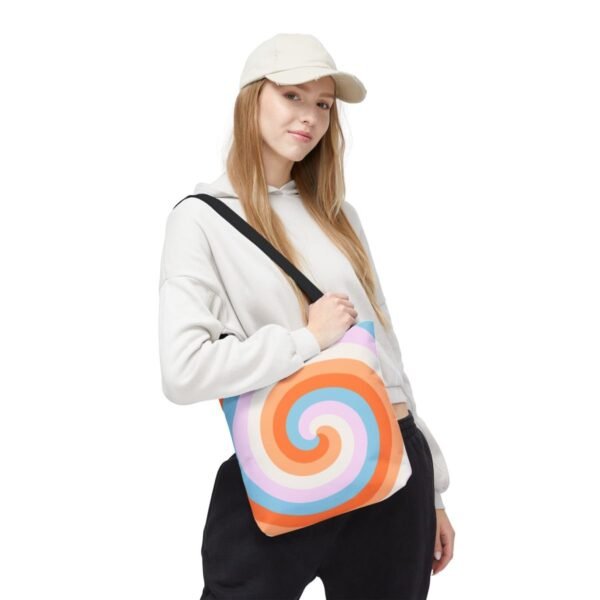 Cotton Gelato Spiral Tote Bag - Image 5