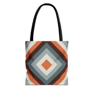 Dark Ember Diamond Tote Bag