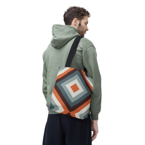 Dark Ember Diamond Tote Bag - Image 6