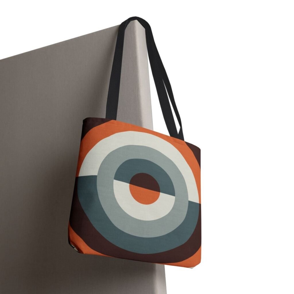 Dark Ember Orbit Tote Bag