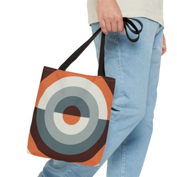 Dark Ember Orbit Tote Bag - Image 3