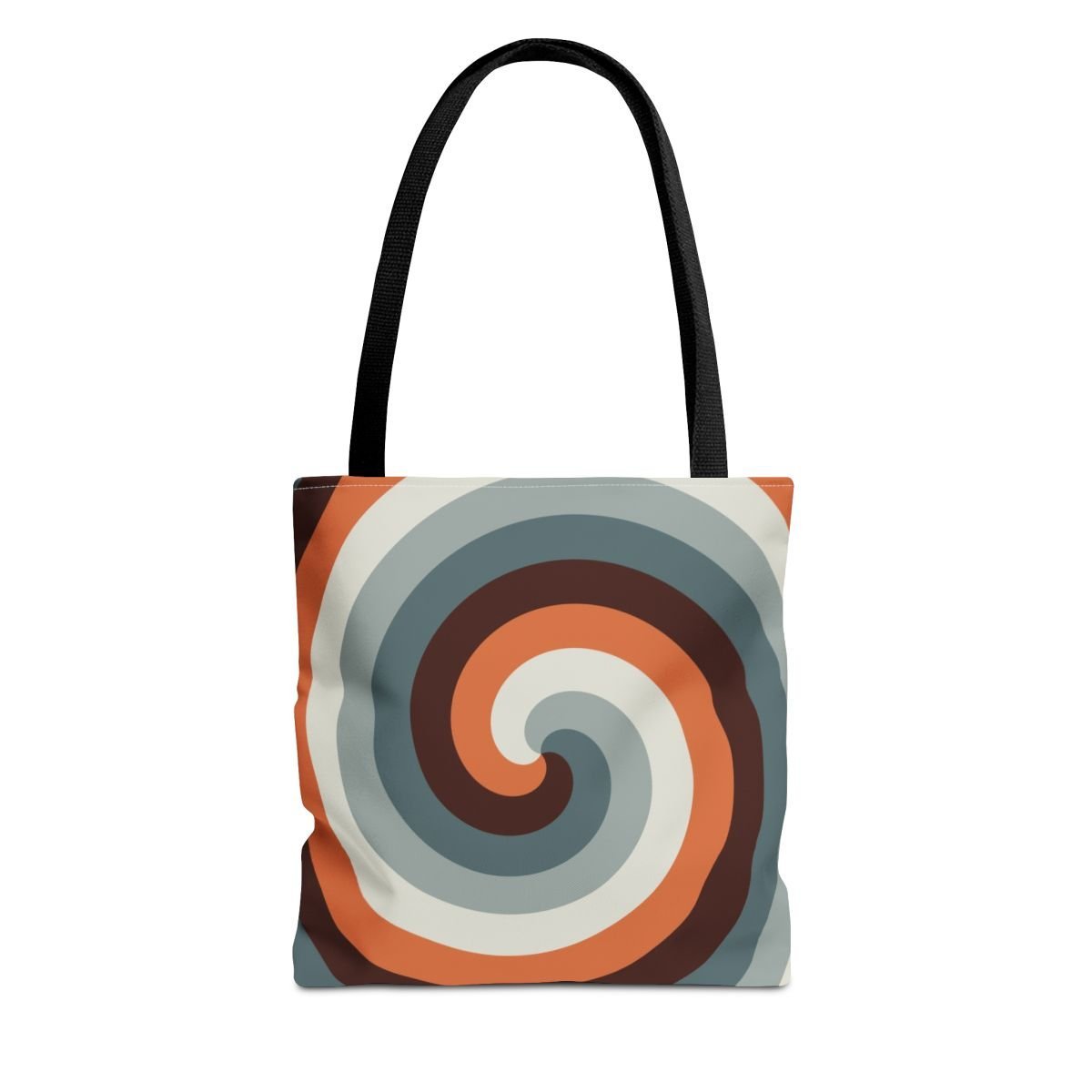 Dark Ember Spiral Tote Bag - Image 1