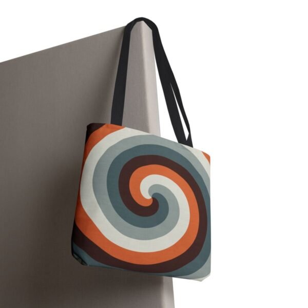 Dark Ember Spiral Tote Bag - Image 8