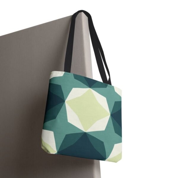 Deep Lake Diamond Motif Tote Bag - Image 8