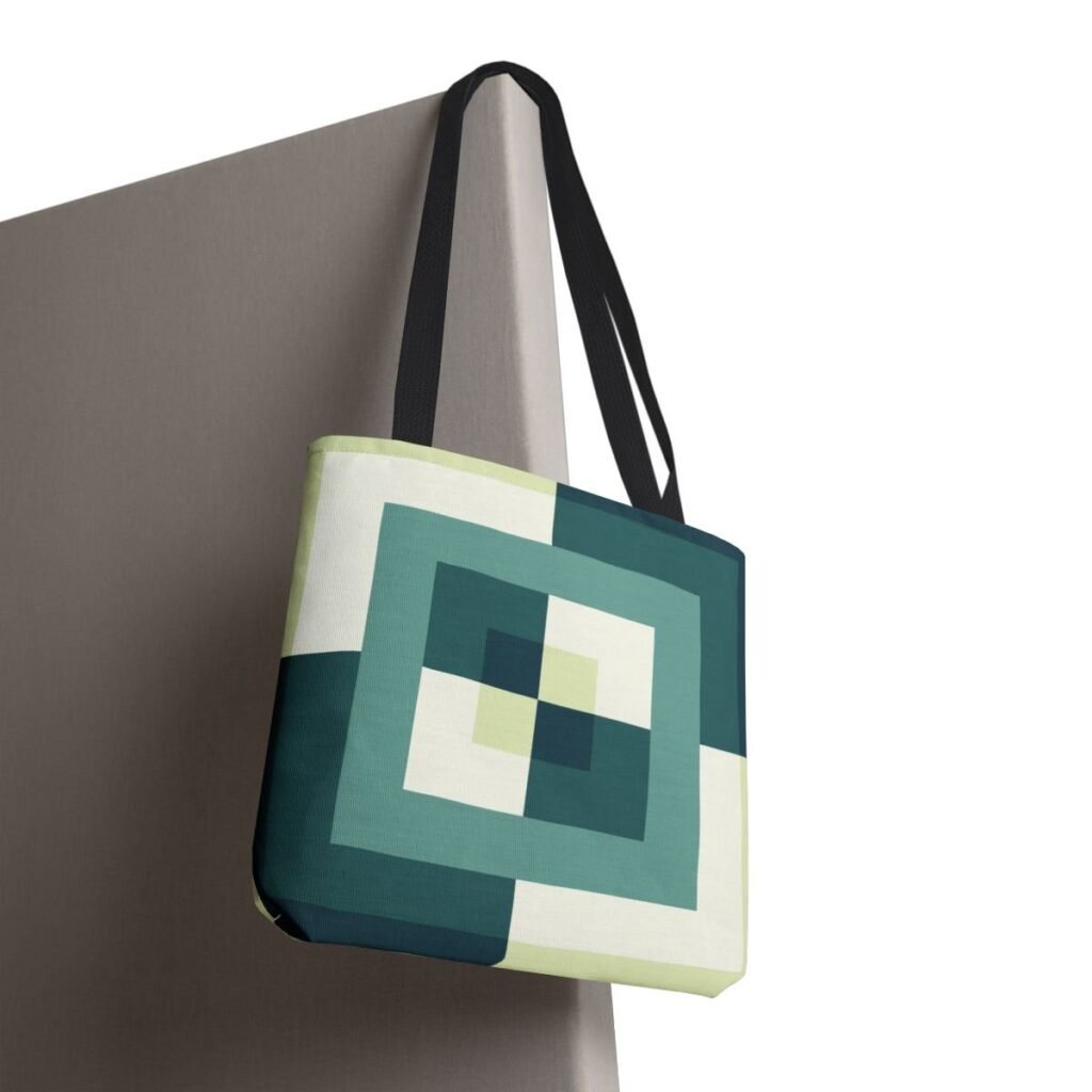 Deep Lake Labyrinth Tote Bag