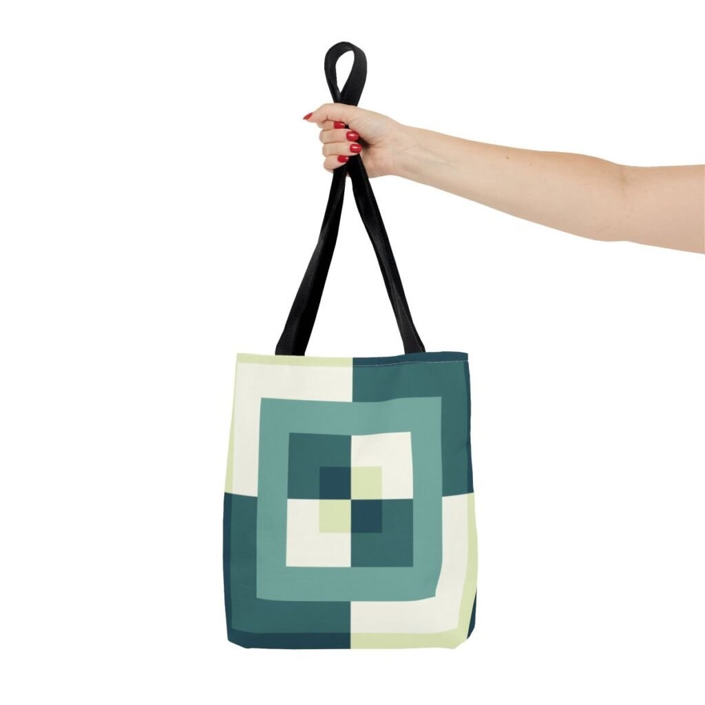 Deep Lake Labyrinth Tote Bag
