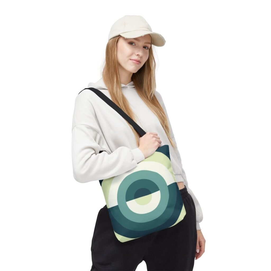 Deep Lake Orbit Tote Bag