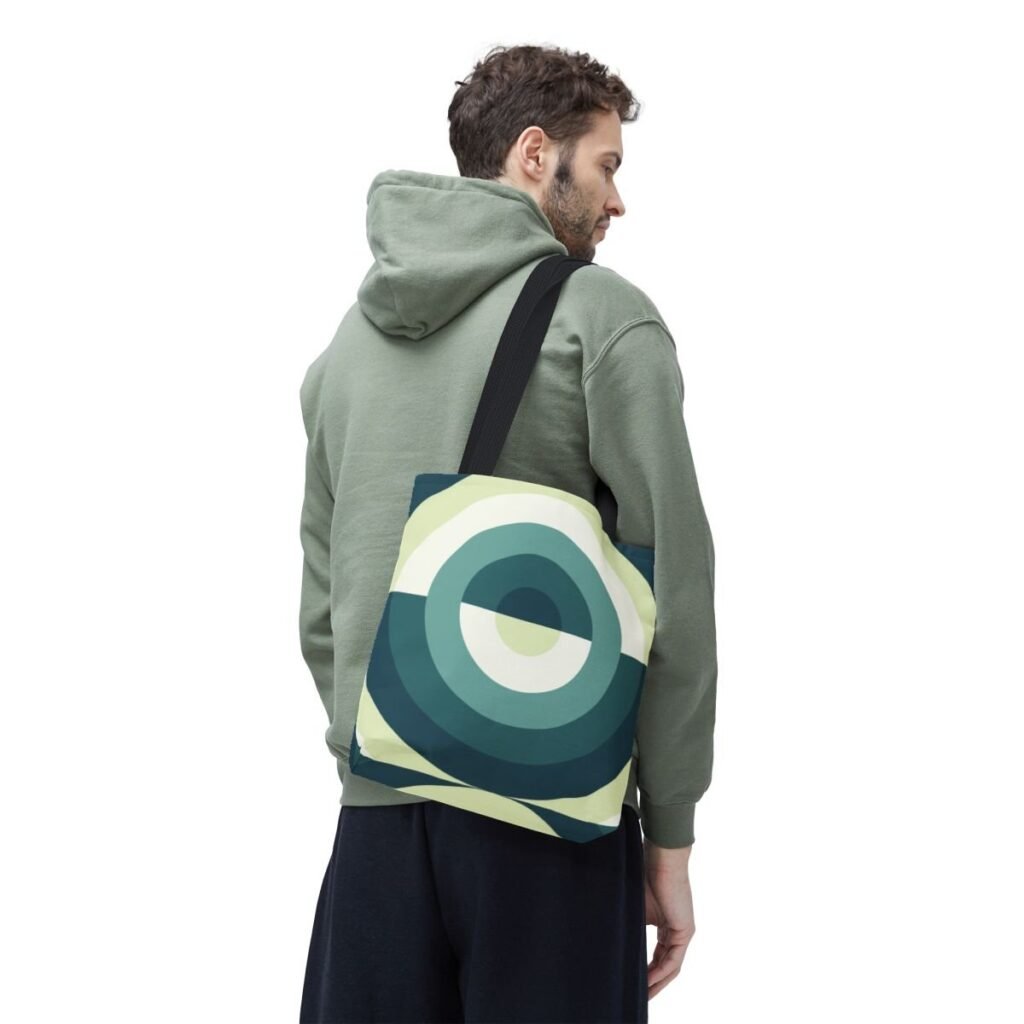 Deep Lake Orbit Tote Bag