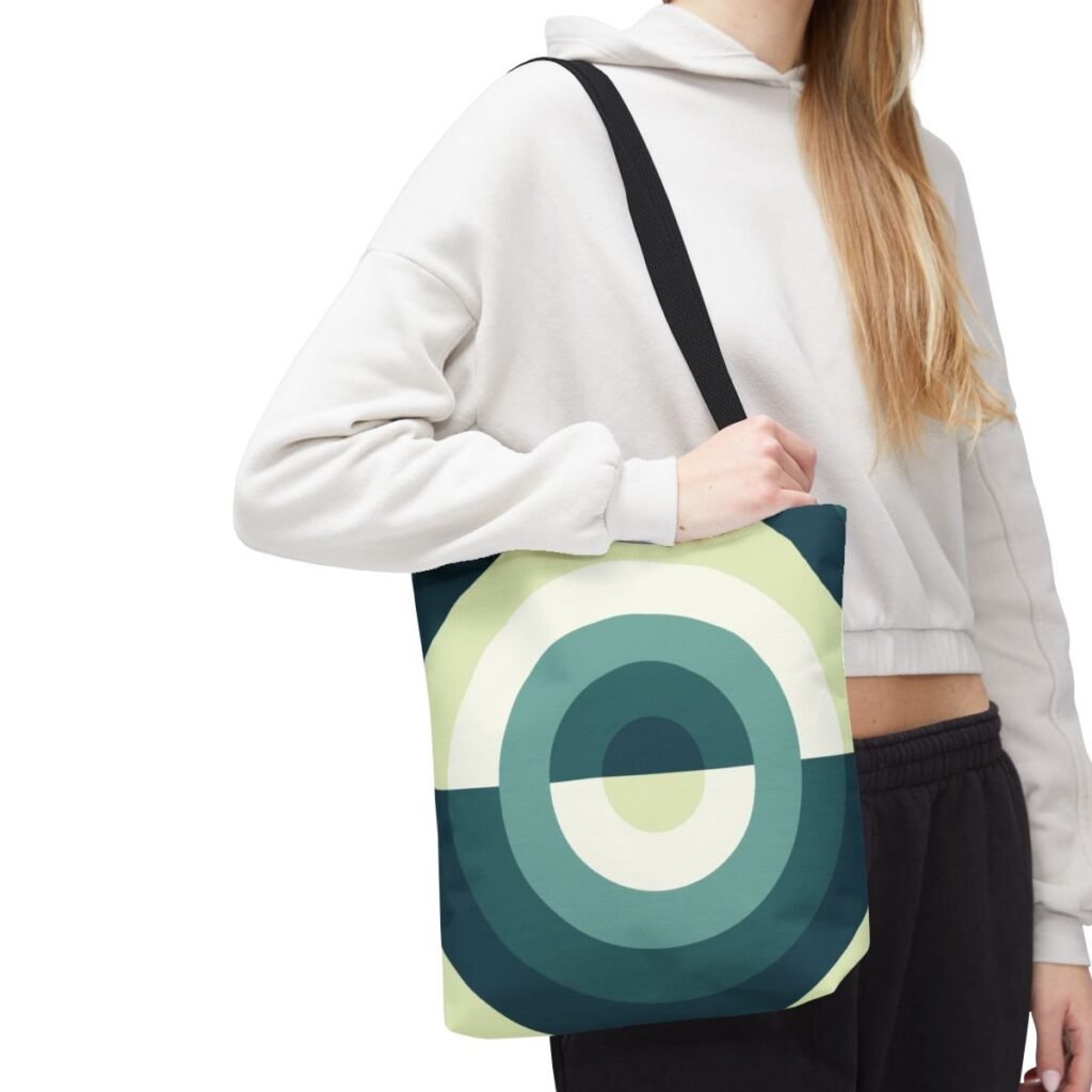 Deep Lake Orbit Tote Bag