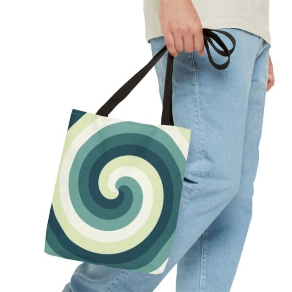 Deep Lake Spiral Tote Bag - Image 3