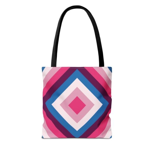 Deep Wine Diamond Tote Bag - Image 2