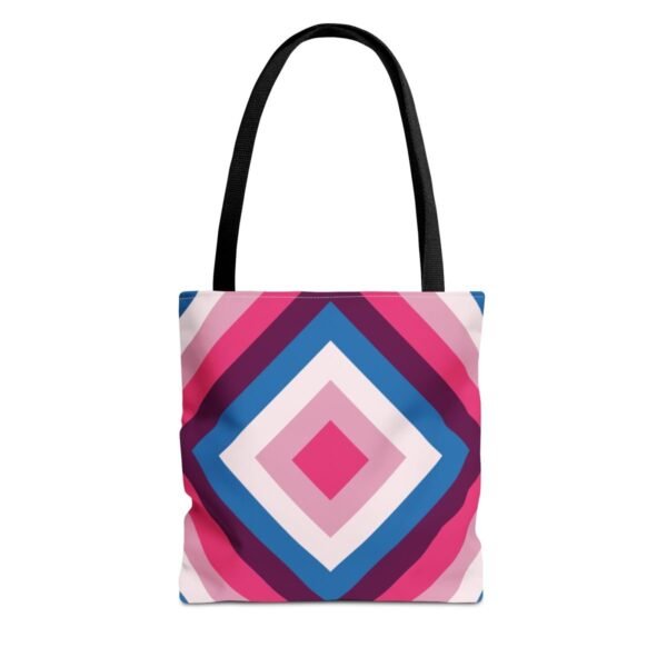 Deep Wine Diamond Tote Bag