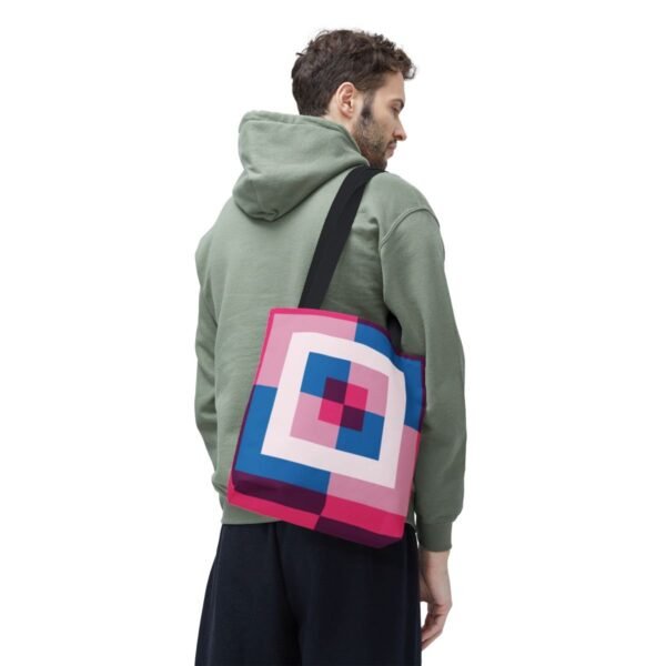 Deep Wine Labyrinth Tote Bag - Image 6