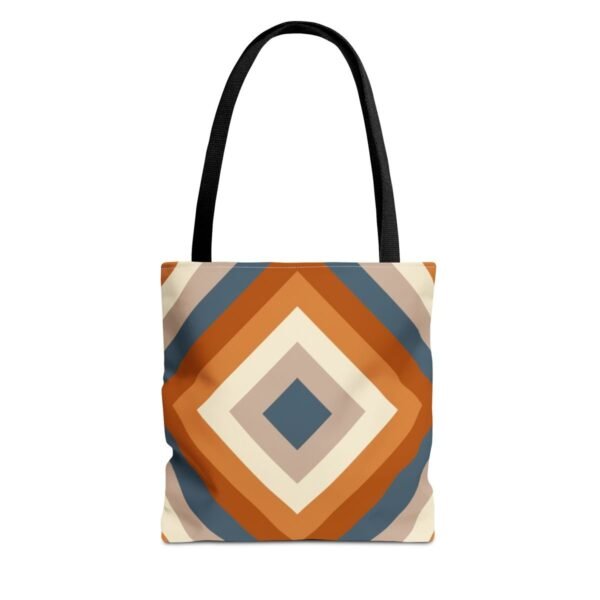 Dusty Clay Diamond Tote Bag
