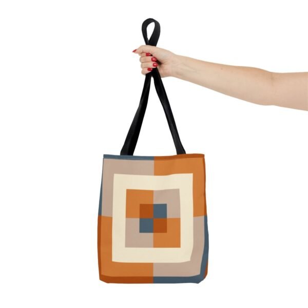 Dusty Clay Labyrinth Tote Bag - Image 4