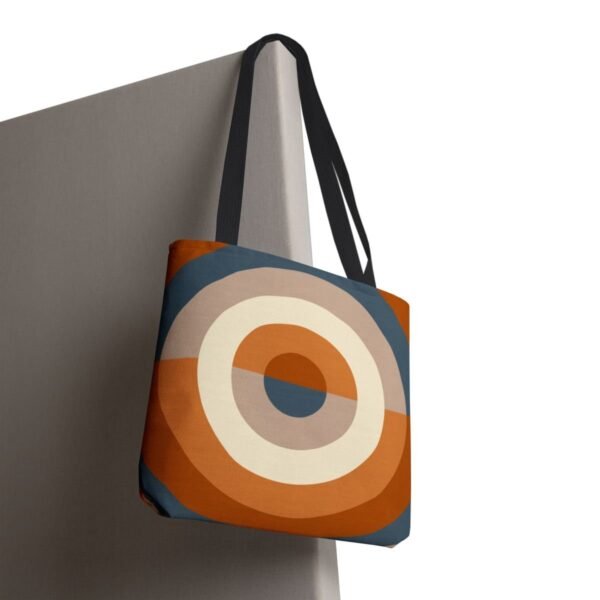 Dusty Clay Orbit Tote Bag - Image 8
