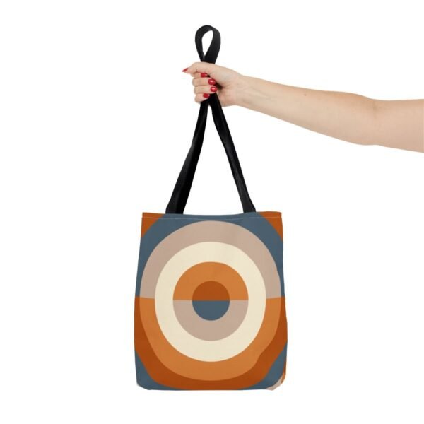 Dusty Clay Orbit Tote Bag - Image 4