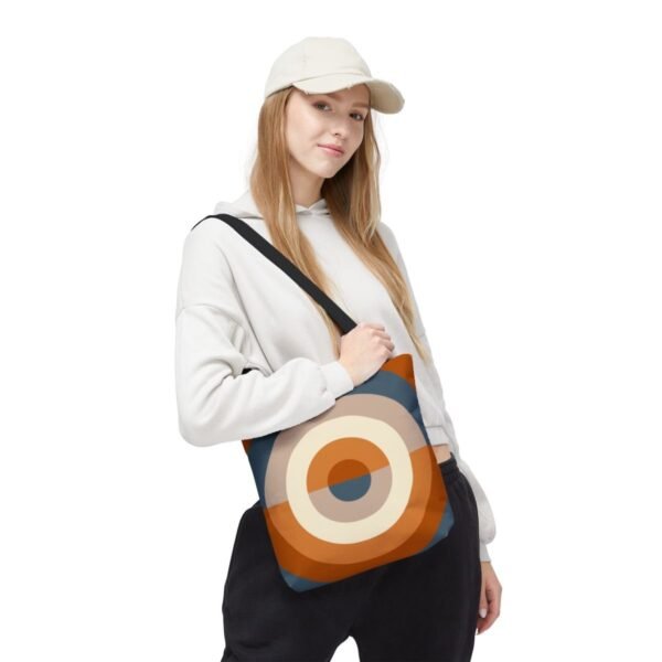 Dusty Clay Orbit Tote Bag - Image 5