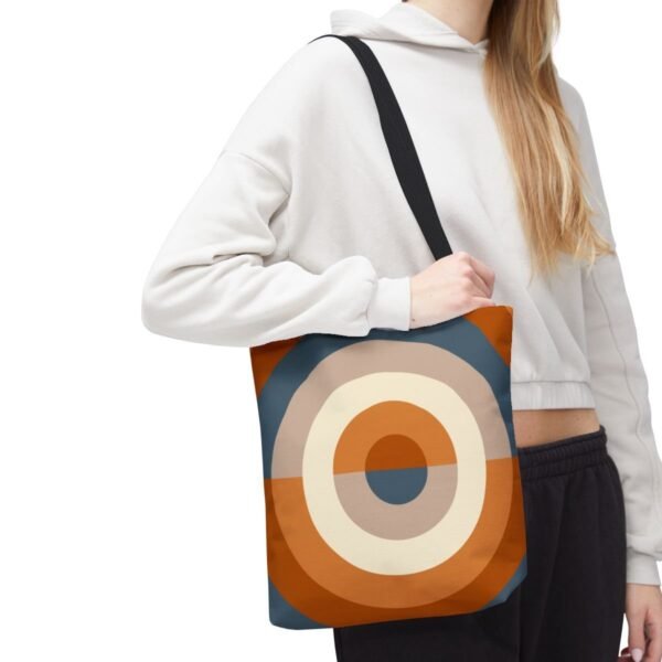 Dusty Clay Orbit Tote Bag - Image 7
