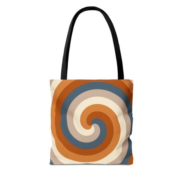 Dusty Clay Spiral Tote Bag - Image 2