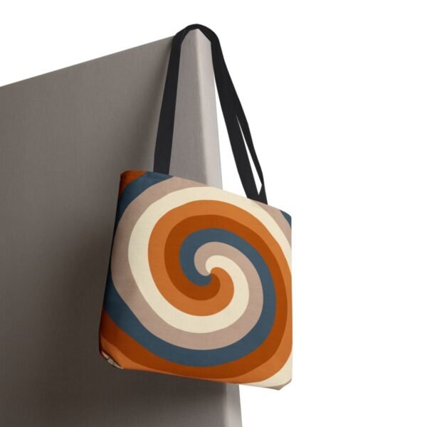Dusty Clay Spiral Tote Bag - Image 8
