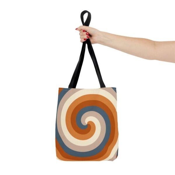 Dusty Clay Spiral Tote Bag - Image 4