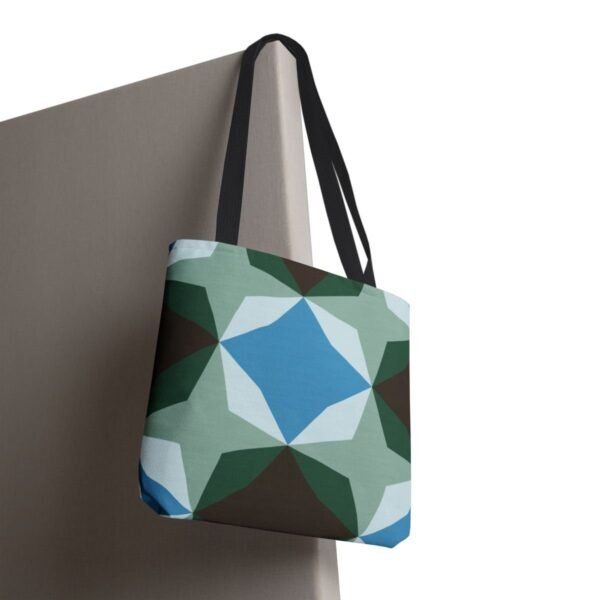 Evergreen Pine Diamond Motif Tote Bag - Image 8