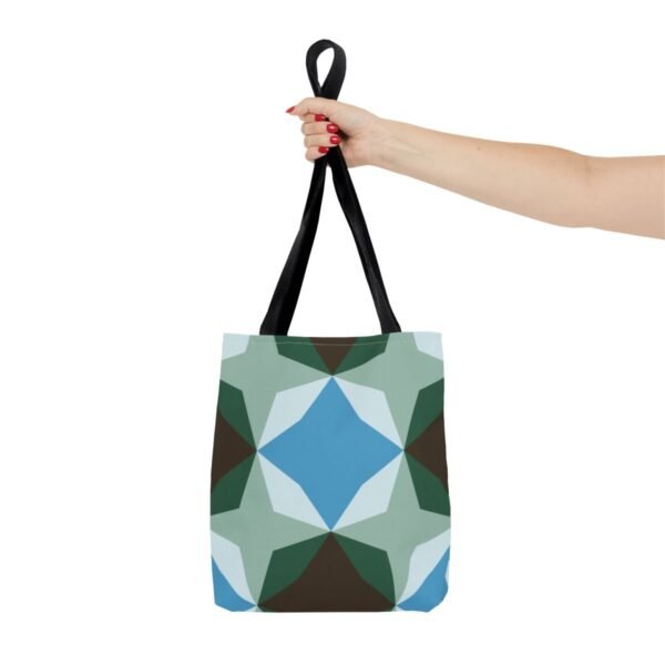 Evergreen Pine Diamond Motif Tote Bag - Image 4
