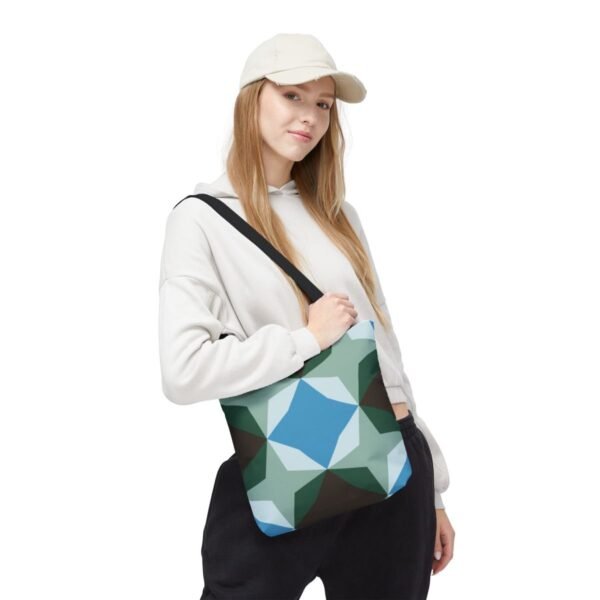 Evergreen Pine Diamond Motif Tote Bag - Image 5