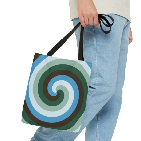 Evergreen Pine Spiral Tote Bag - Image 3