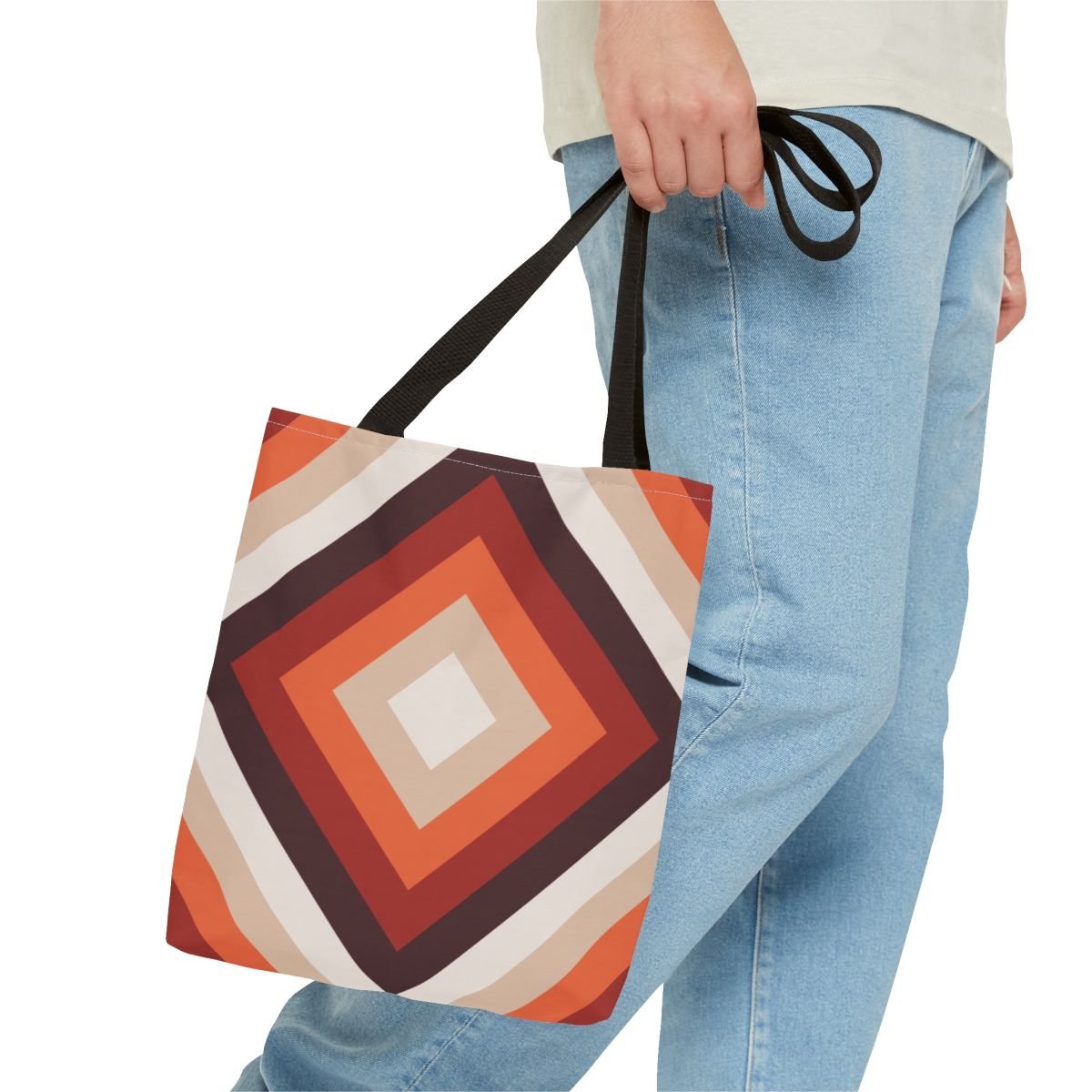 Flame Dance Diamond Tote Bag - Image 3