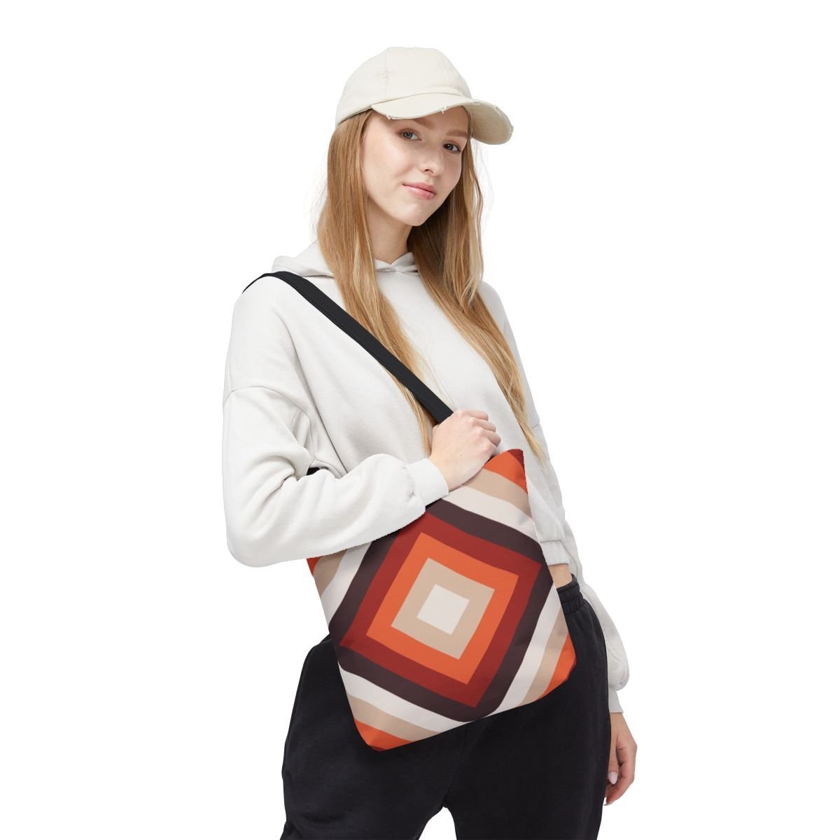 Flame Dance Diamond Tote Bag - Image 5
