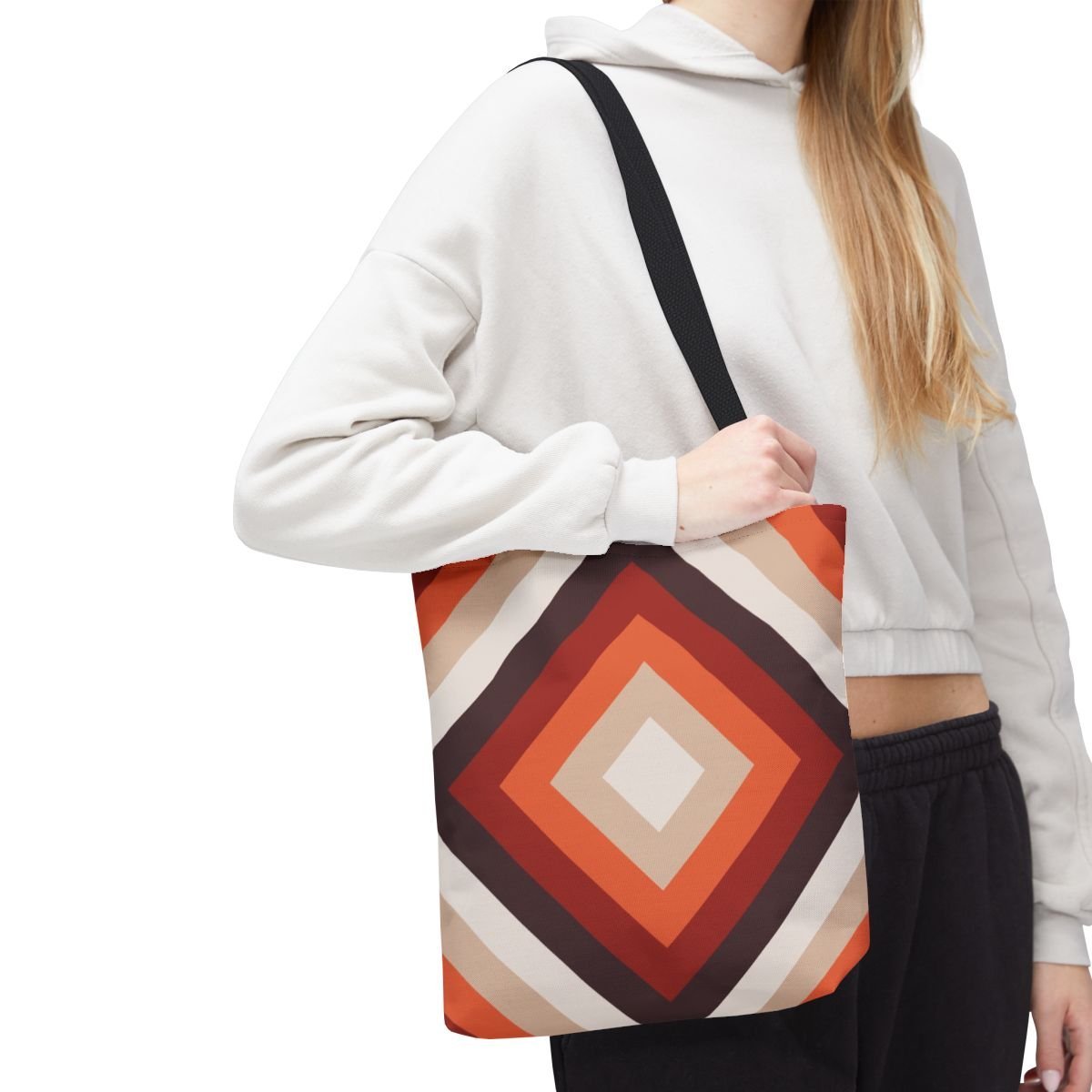 Flame Dance Diamond Tote Bag - Image 7